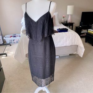 Guess black lace dress, size 10